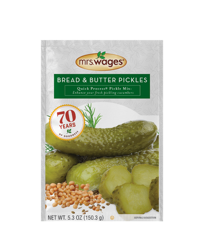 Mrs. Wages Bread & Butter Pickles Mix (12x5.3 OZ)