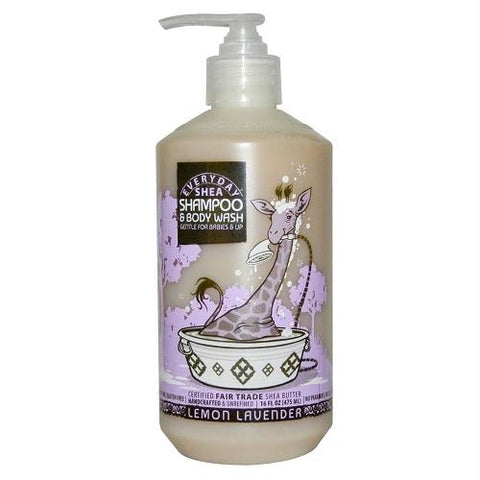 Everyday Shea Shampoo & Body Wash For Babies And Up Lemon Lavender (1x16 Oz)