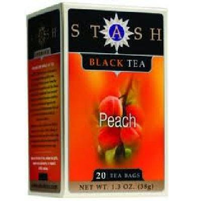 Stash Tea Peach Prem Black Tea (6x20bag )