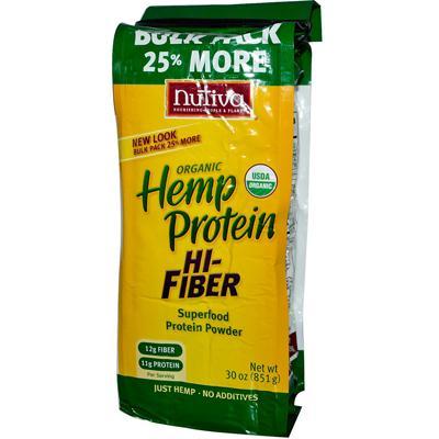 Nutiva Hemp Protein Plus Fiber (1x30 Oz)