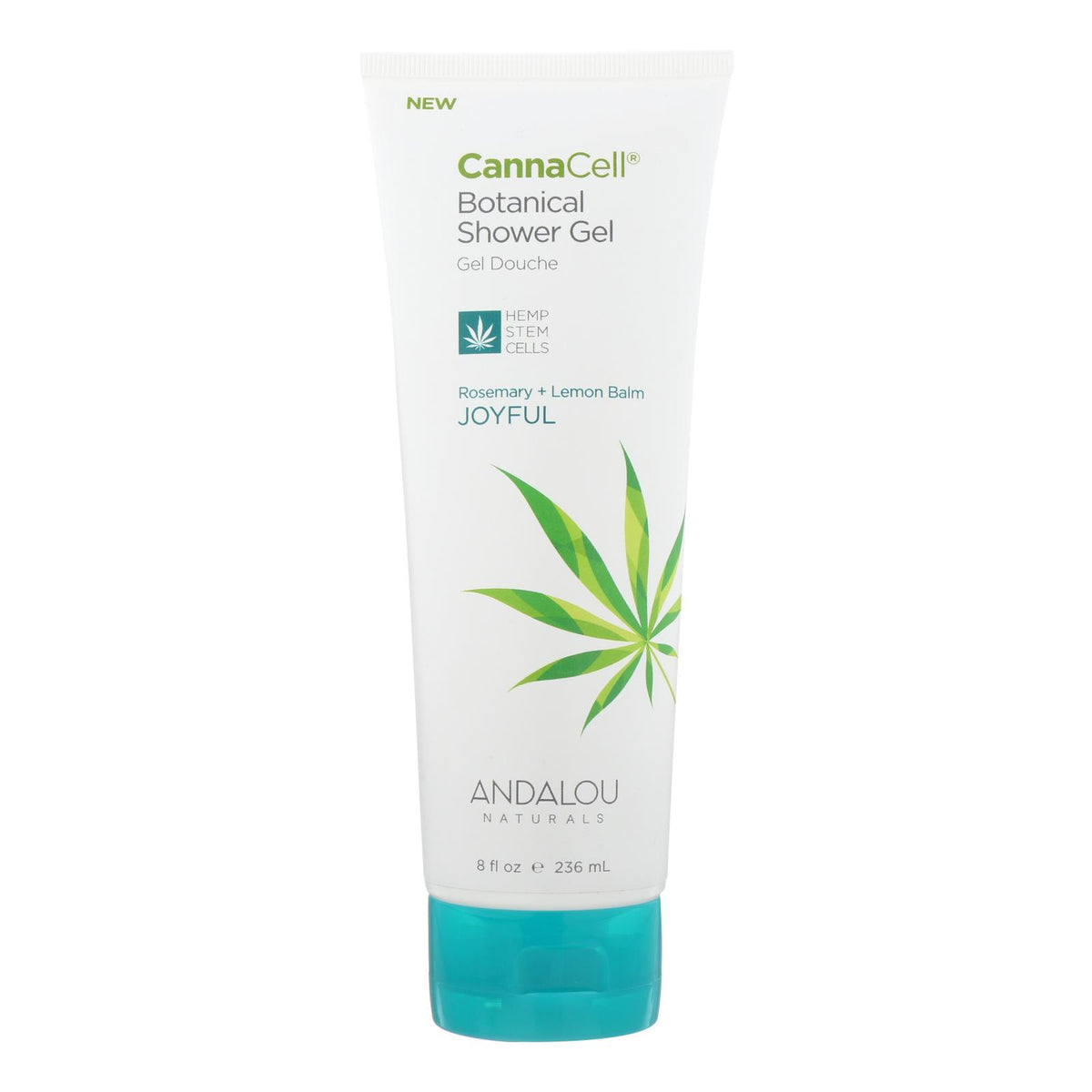 Andalou Naturals Shower Gel Rosemary + Lemon Balm - 1 Each - 8 Fl Oz.