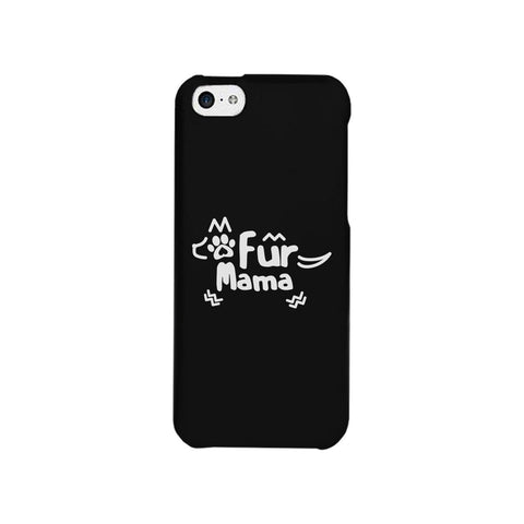 Fur Mama White Cute Cell Phone Case For Dog Lover Gifts