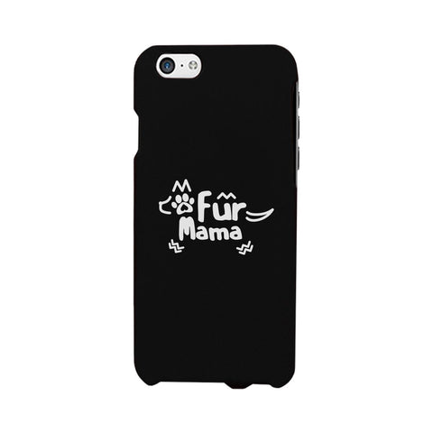 Fur Mama White Cute Cell Phone Case For Dog Lover Gifts