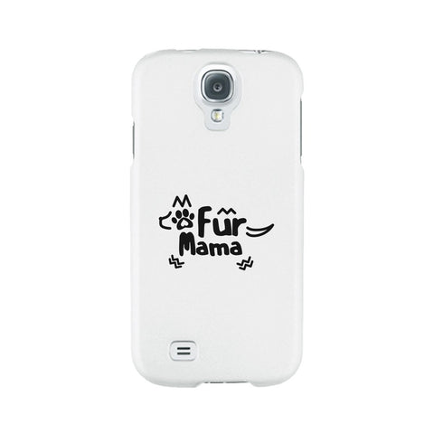 Fur Mama White Cute Cell Phone Case For Dog Lover Gifts