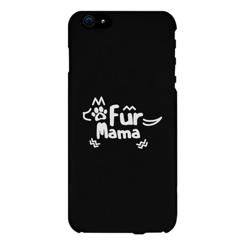 Fur Mama White Cute Cell Phone Case For Dog Lover Gifts