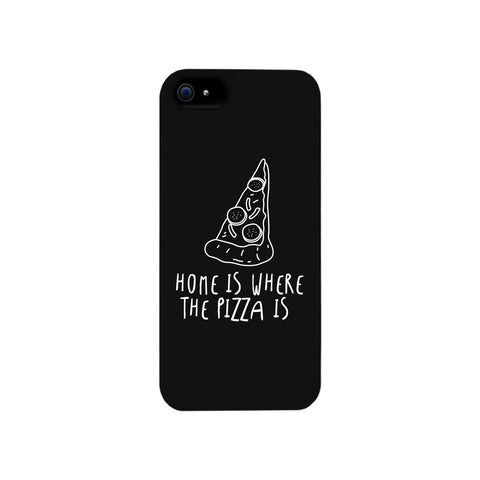 Home Where Pizza Black Ultra Slim Phone Cases For Apple, Samsung Galaxy, LG, HTC