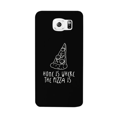 Home Where Pizza Black Ultra Slim Phone Cases For Apple, Samsung Galaxy, LG, HTC