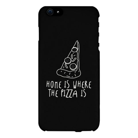 Home Where Pizza Black Ultra Slim Phone Cases For Apple, Samsung Galaxy, LG, HTC