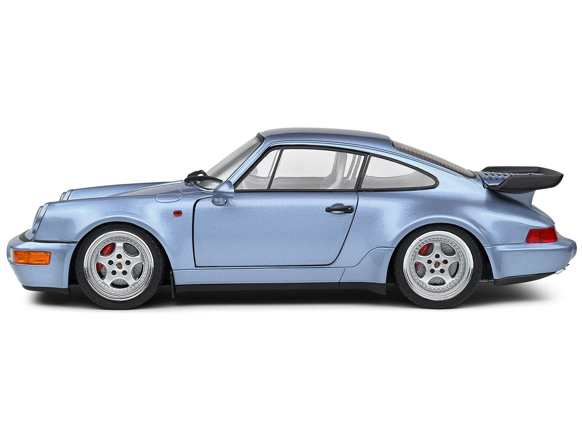 1990 Porsche 911 (964) Turbo Horizon Blue Metallic 1/18 Diecast Model Car by Solido