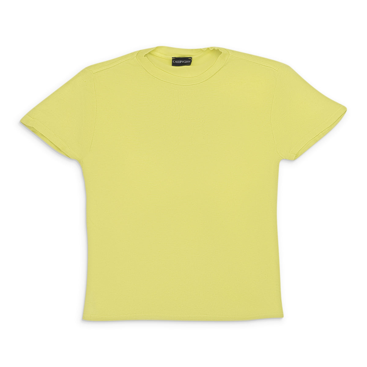 95-CPN-1021/S VT901281C YELLOW Callipygian CREWNECK T-SHIRT Size S