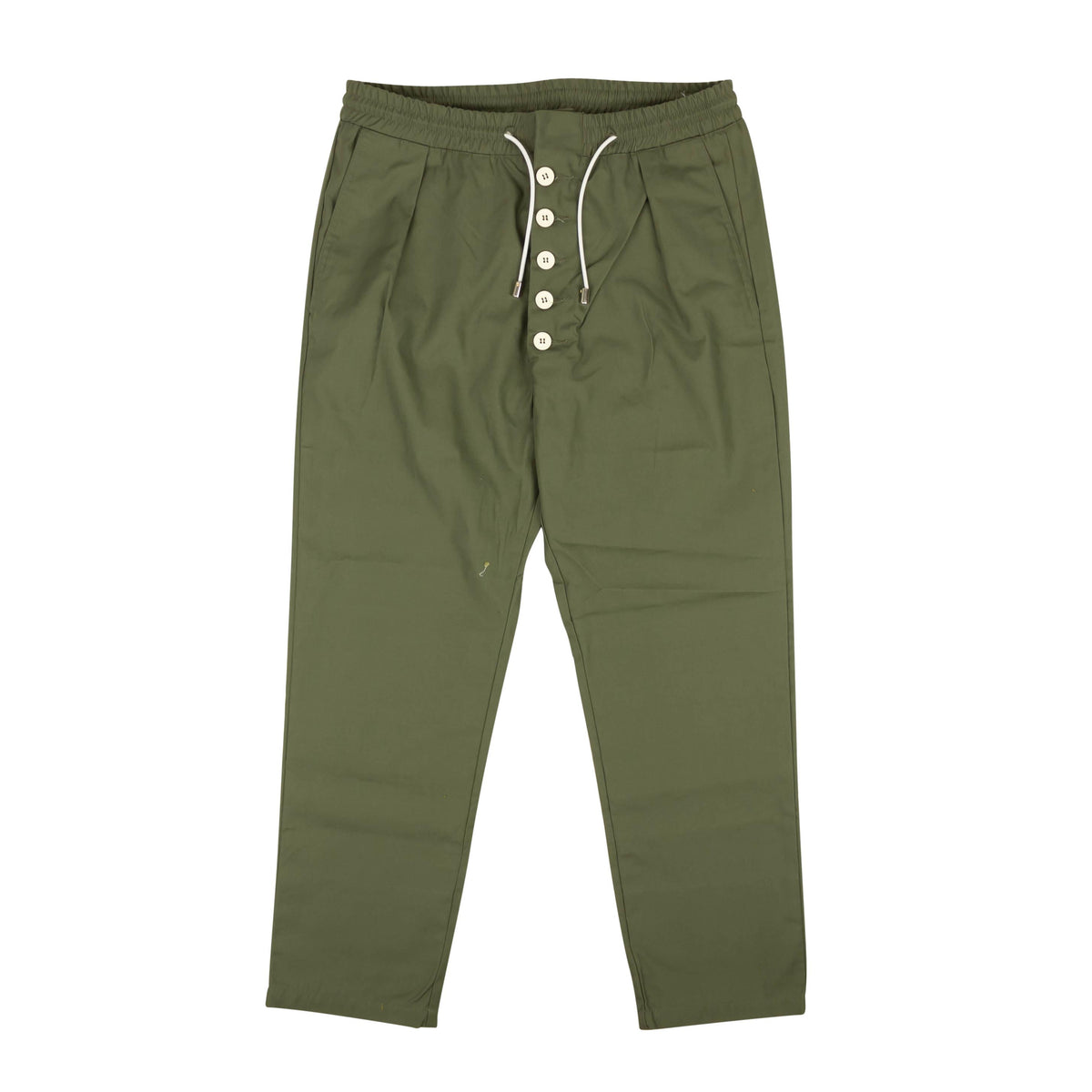 NWT INACTIVE Green Drawstring Button Pants Size S $475