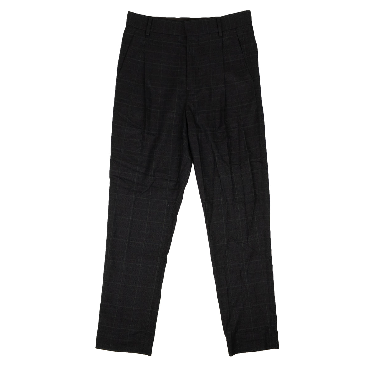 NWT OPENING CEREMONY Dark Grey Pleated Wool Trouser Pants Size 28 $195 Size 28 $195