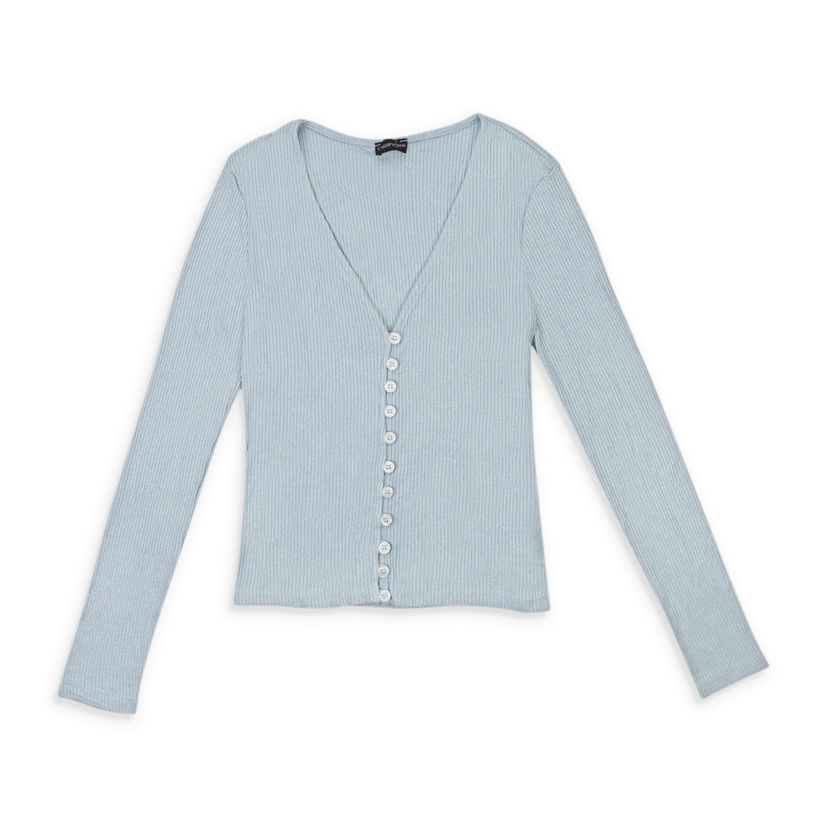 95-CPN-1016/M VT901224-PB SKY BLUE Callipygian RIB CARDIGAN Size M