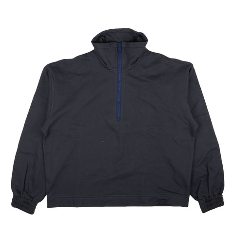 NWT INACTIVE Navy Blue Half Zip High Collar Sweatshirt Size S $555