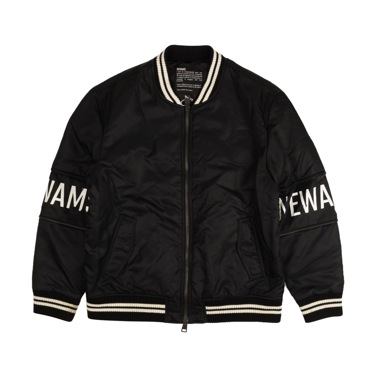 NEW INACTIVE Black & White Bomber Jacket Size S $1360