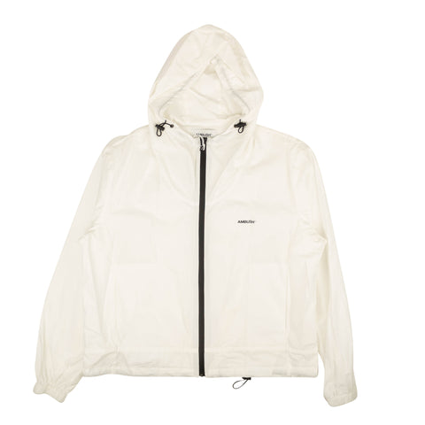 NWT AMBUSH White Logo Hooded Zip Up Hoodie Jacket Size L $569