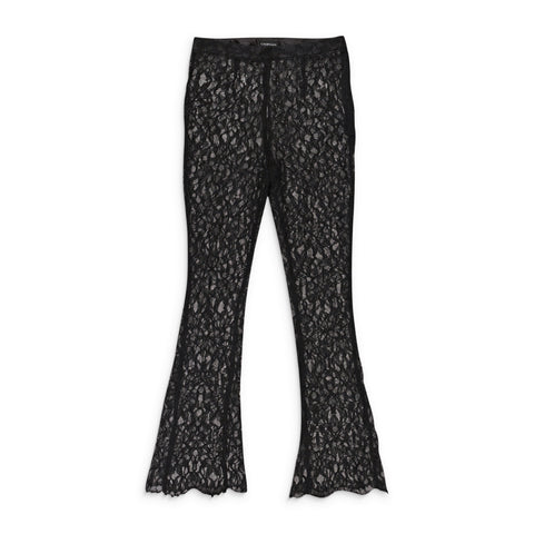 95-CPN-1089/4 P13026_BLACK BLACK CALLIPYGIAN LACE PANT Size 4