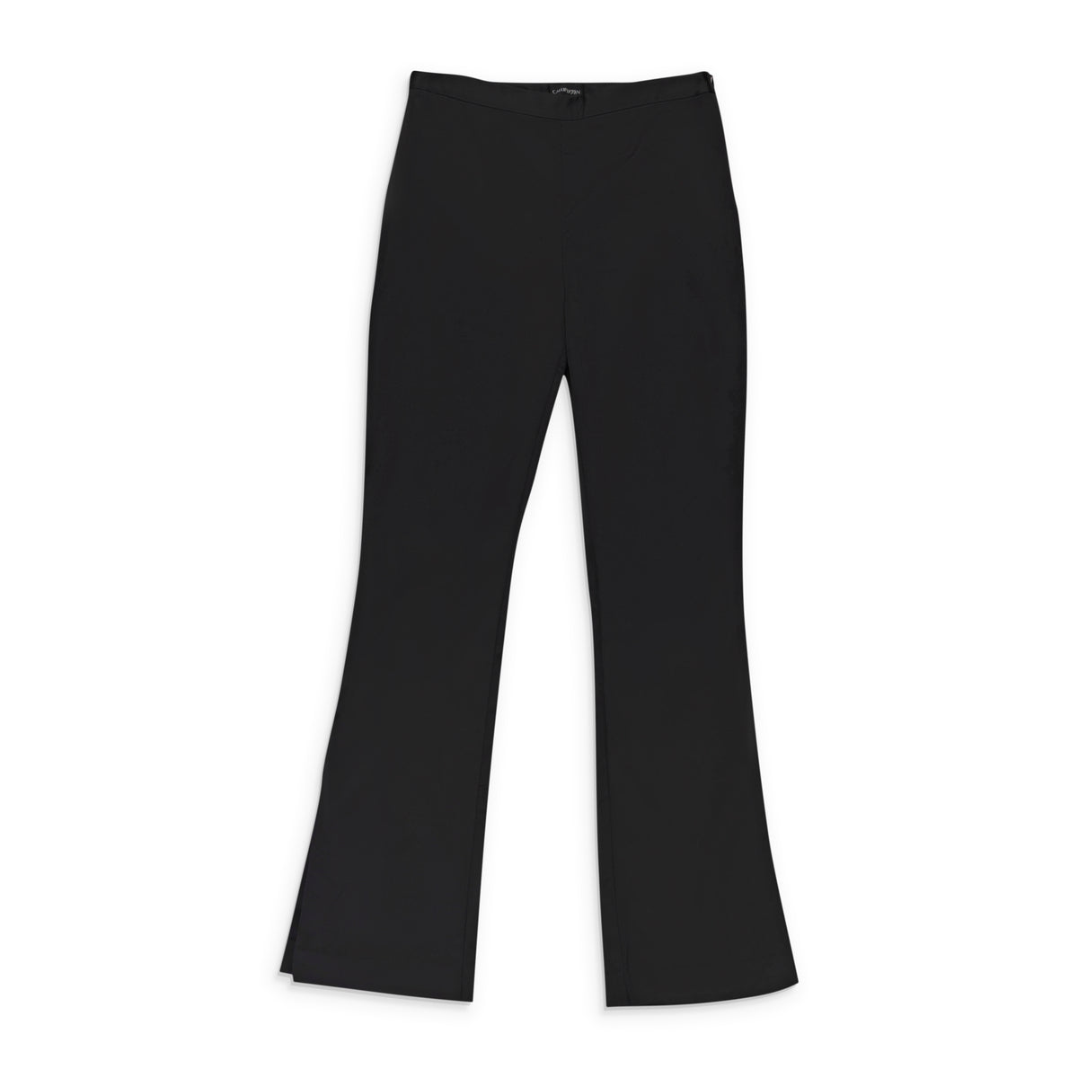 95-CPN-1067/2 P13021_BLACK BLACK CALLIPYGIAN SATIN TROUSER Size 2