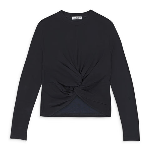 NWT Ambush Black Knot LS T-Shirt Size S $545