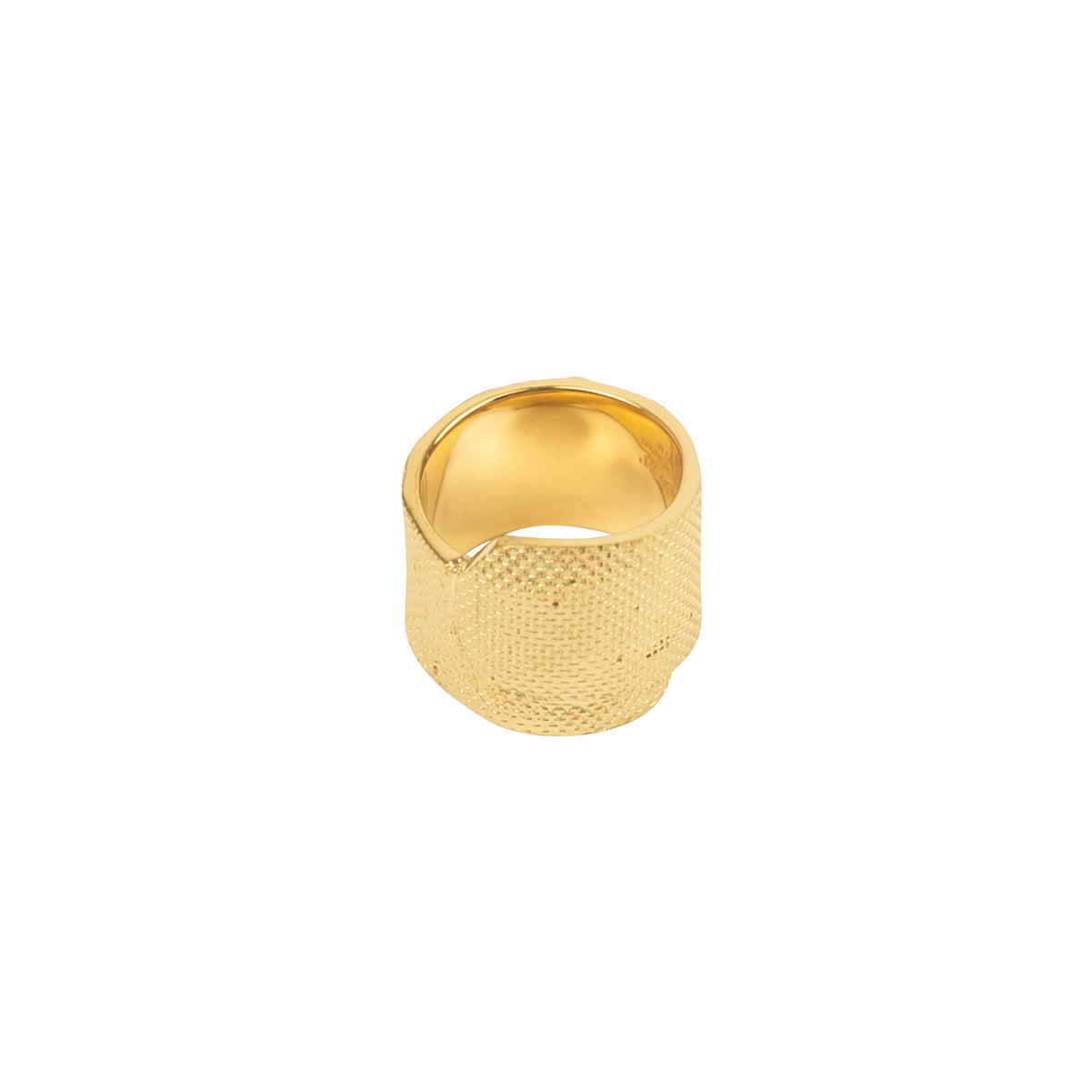 NIB AMBUSH Gold Metal Tape Ring Size M $500