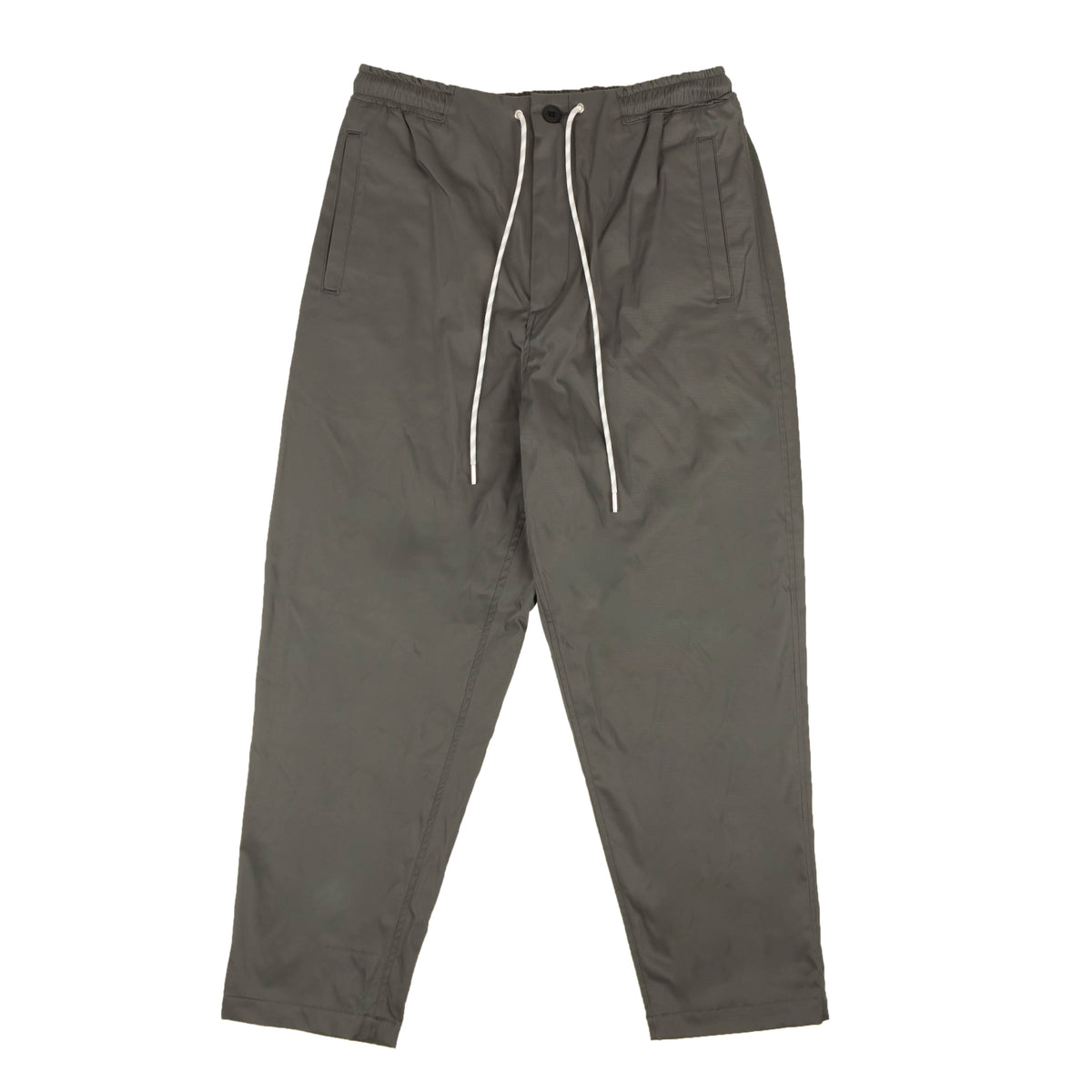 NWT NAME Charcoal Grey Nylon Stretch Easy Trousers Size 2 $365