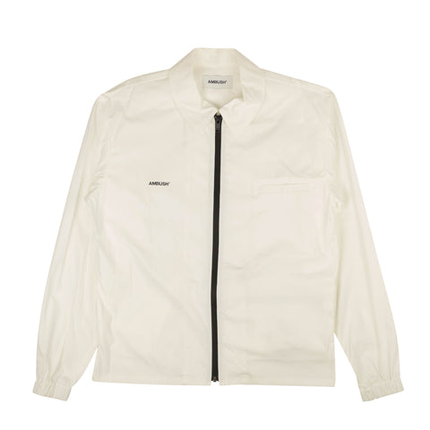 NWT AMBUSH White Zip Pocket Shirt Jacket Size M $635