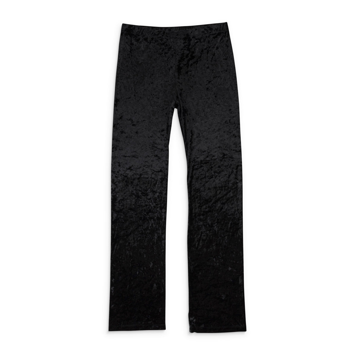 95-CPN-1109/XS VP94035V_BLACK BLACK CALLIPYGIAN CRUSHED VELVET PANT Size XS