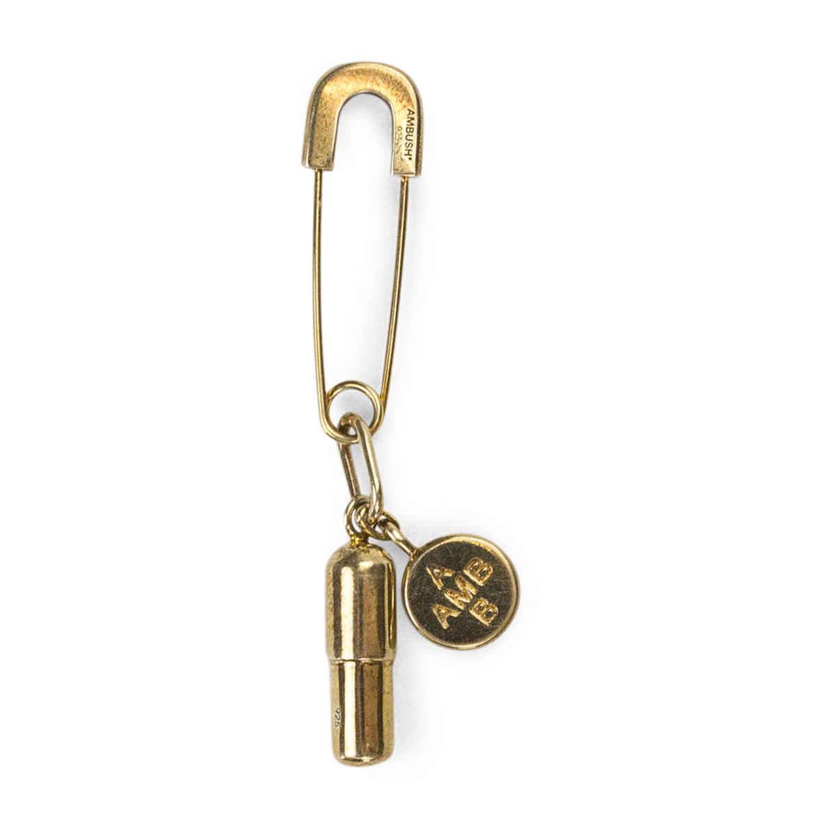 NWT Ambush Gold Pill Charm Earring Size OS $420