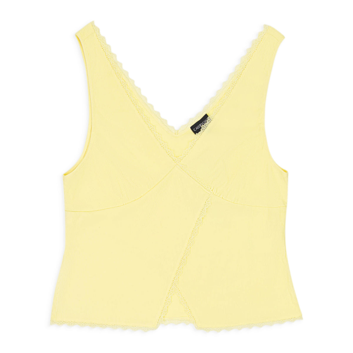 95-CPN-1029/XS F19KAIP12053_YELLOW YELLOW CALLIPYGIAN RIB CUTAWAY TANK Size XS