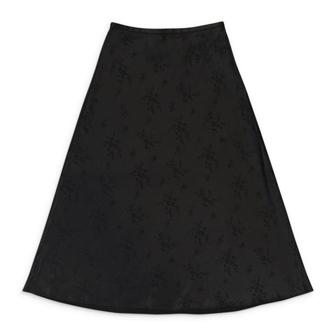 95-CPN-0063/2 P14004 BLACK Callipygian JACQUARD BIAS SKIRT Size 2