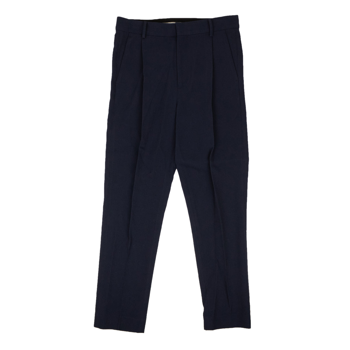 NWT OPENING CEREMONY Navy Blue Polyester Twill Trouser Pants Size 32/42 $195