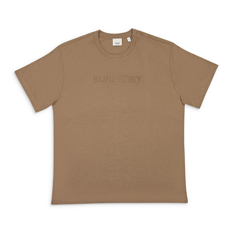 NWT Burberry Camel Brown Chest Logo T-Shirt Size S $510