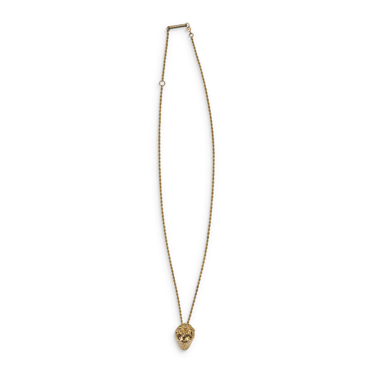 NWT Ambush Gold Stawberry Charm Necklace Size OS $695