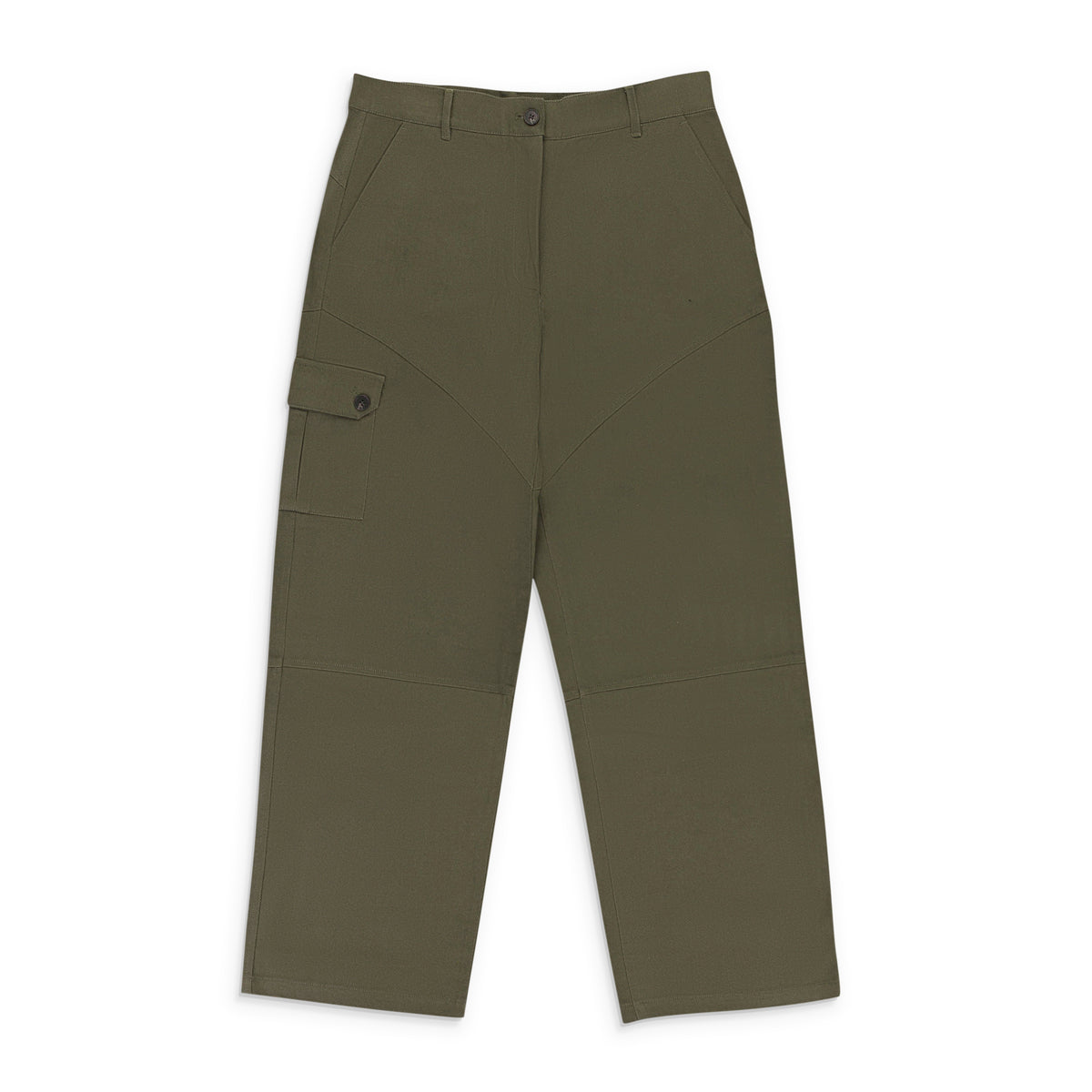 95-CPN-1045/8 F19AANP13025_OLIVE DARK OLIVE CALLIPYGIAN YOKE CARGO PANT Size 8