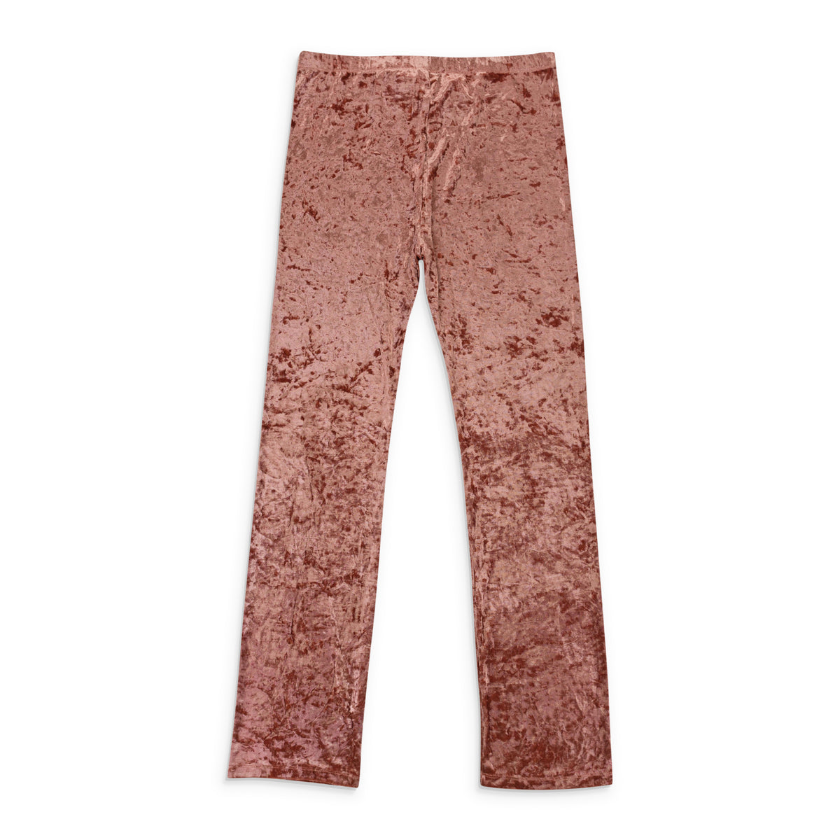 95-CPN-1113/XS VP94035V_PINK DUSTY PINK CALLIPYGIAN CRUSHED VELVET PANT Size XS