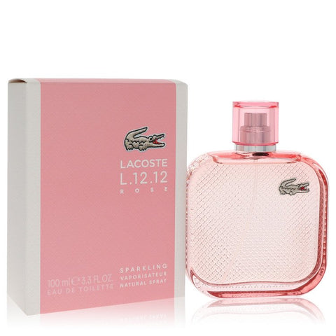 Lacoste Eau De Lacoste L.12.12 Rose Sparkling by Lacoste Eau De Toilette Spray 3.3 oz for Women