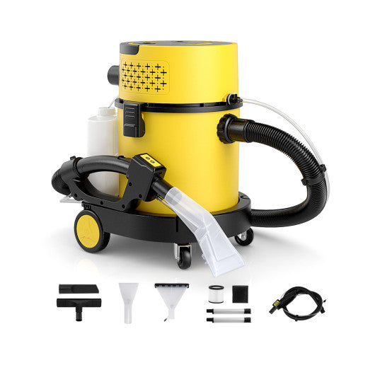 4-in-1 Portable Wet Dry Vacuum Cleaner-Yellow