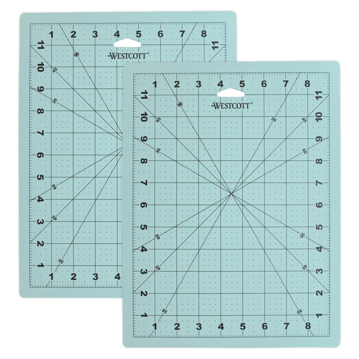 Self-Healing Craft Cutting Mat with Grid, 9" x 12", Pack of 2