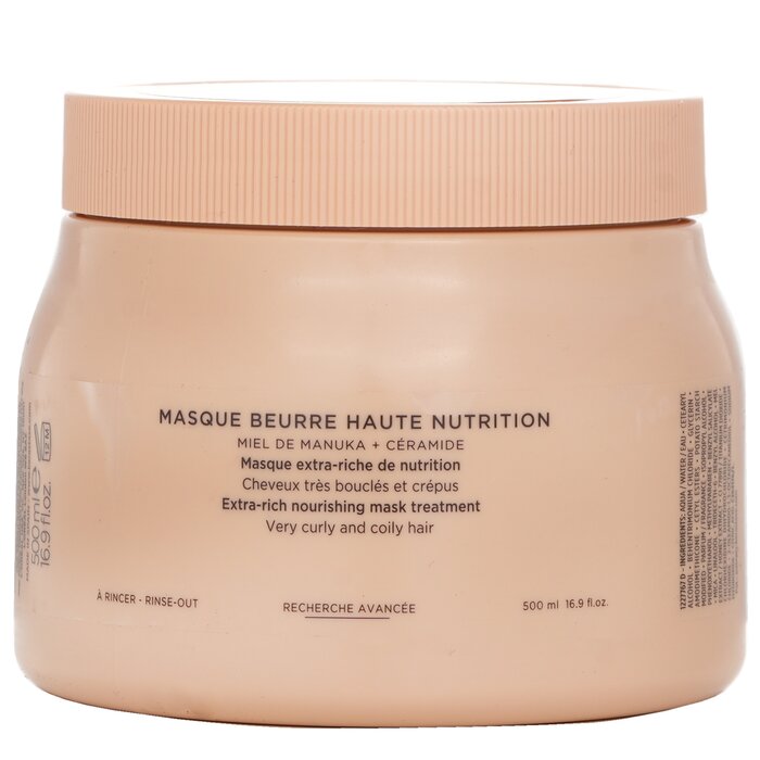 Curl Manifesto Masque Beuue Haute Nutrition Hair Mask (for Very Curly And Coily Hair) - 500ml/16.9oz