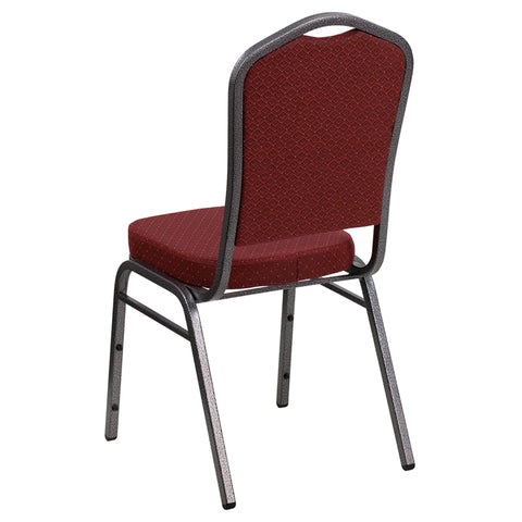 Burgundy Fabric Banquet Chair