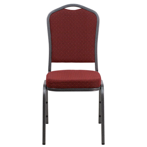 Burgundy Fabric Banquet Chair