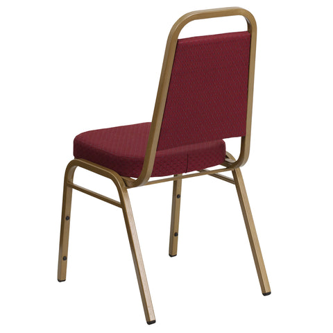 Burgundy Vinyl Banquet Chair