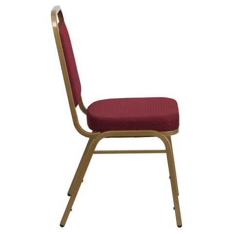 Burgundy Vinyl Banquet Chair