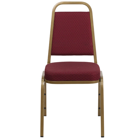 Burgundy Vinyl Banquet Chair