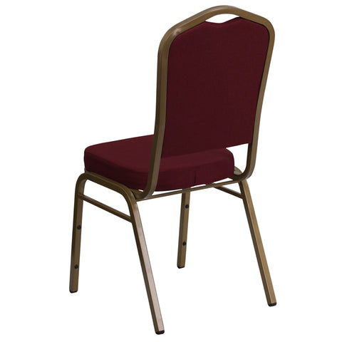 Burgundy Fabric Banquet Chair