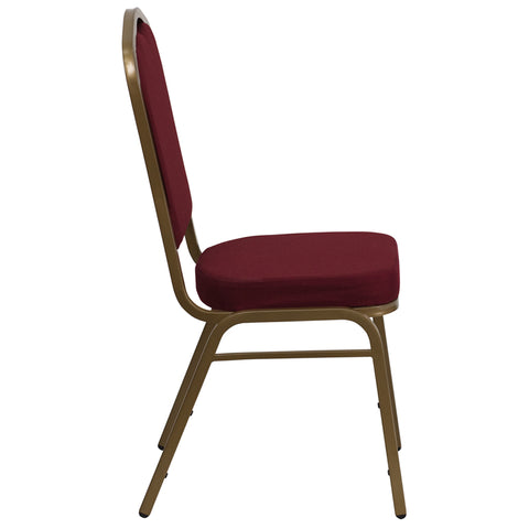 Burgundy Fabric Banquet Chair