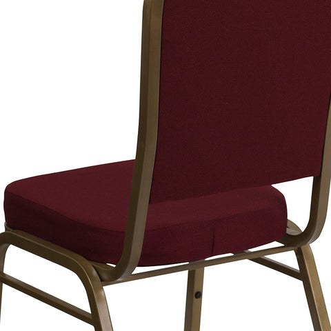 Burgundy Fabric Banquet Chair