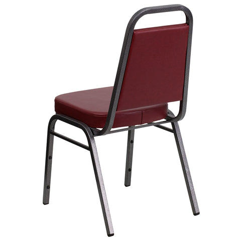 Burgundy Vinyl Banquet Chair