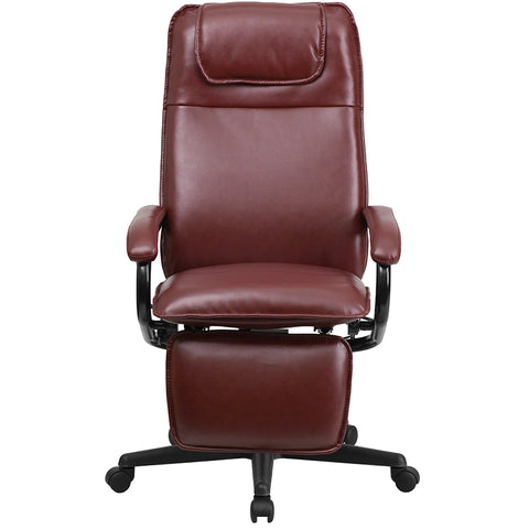 White Reclining Leather Chair