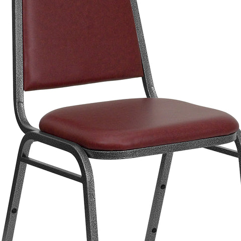 Black Vinyl Banquet Chair